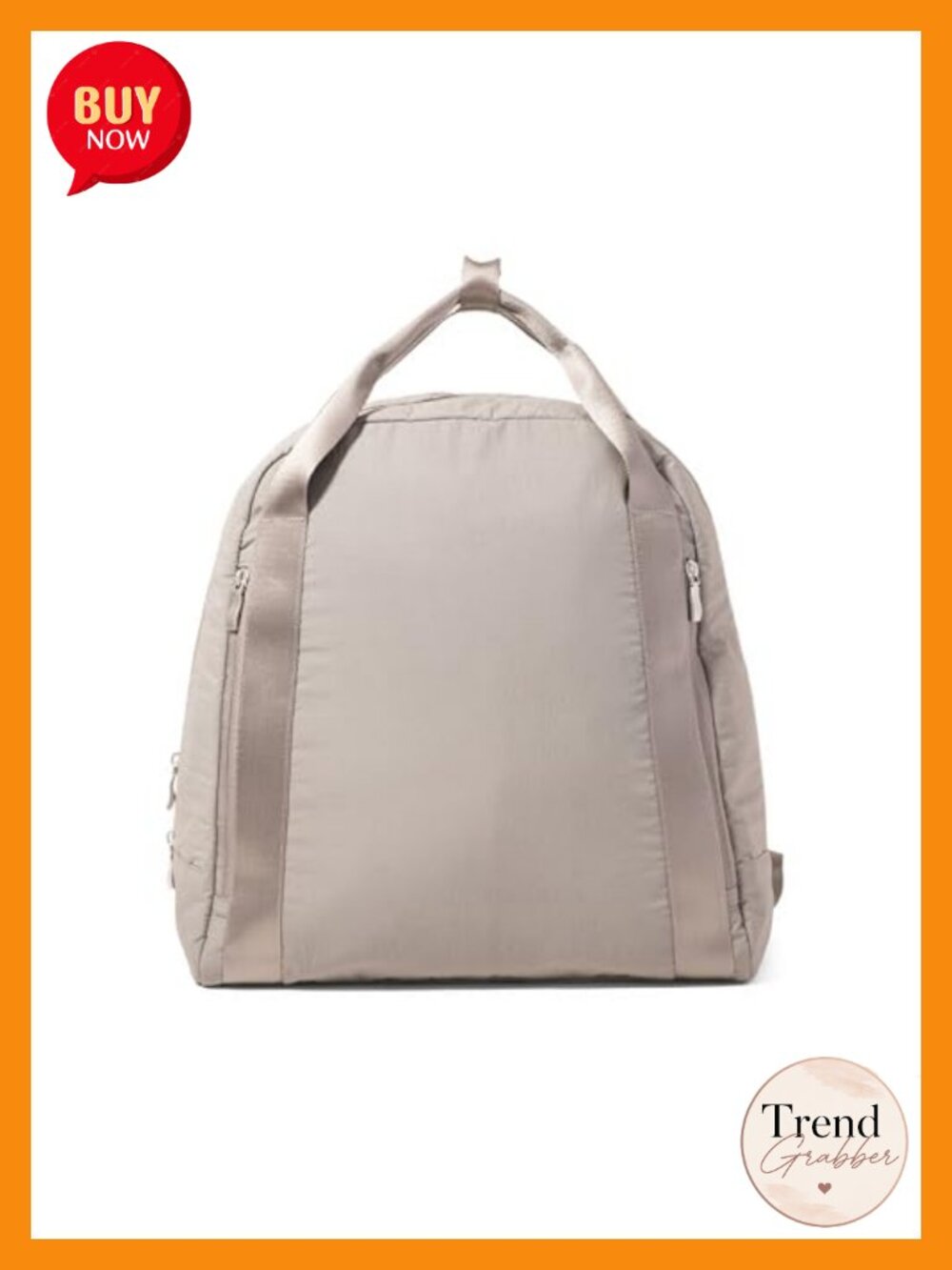 Lightweight Nylon Travel Backpack with RFID Pocket and Luggage Sleeve, Padded